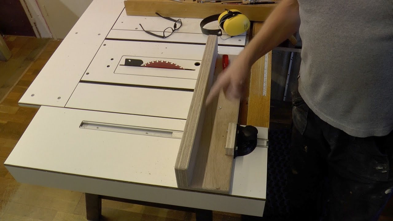 dwarsgeleider voor op de Sliding table