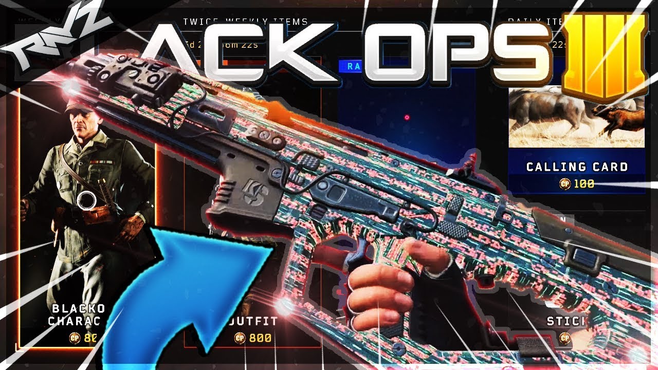 NEW RAMPART CIPHER REACTIVE CAMO, OUTFIT & MORE IN BLACK MARKET! (Black Ops 4 Black Market Update)