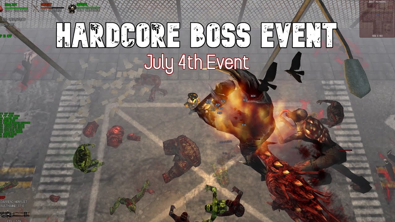 Dead Frontier — July 4th Hardcore Boss Event [Solo]