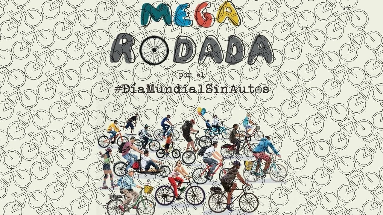 Asi se vivió MEGA RODADA día mundial sin autos 2025  