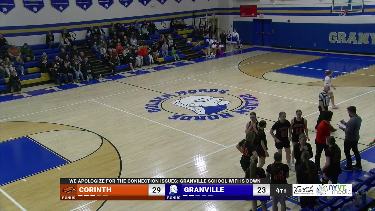 LIVE: Granville vs Corinth Girls' Basketball - February 4, 2026