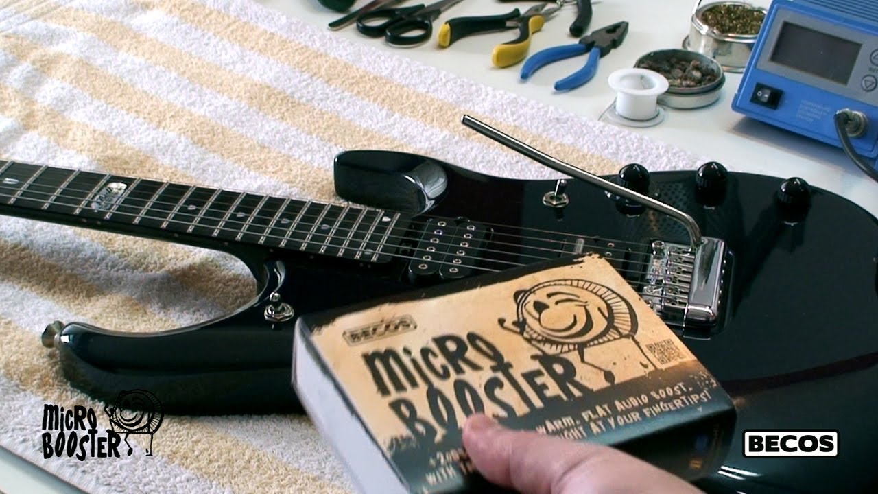 Installation of BECOS Micro Booster Onboard Preamp on Music Man John Petrucci JPXi Guitar