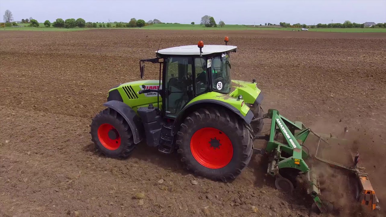 Discing & Sowing Grass Seed