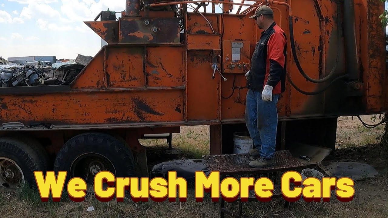 We Crush More cars. Here is a Little Closer Look at how the Crusher Works