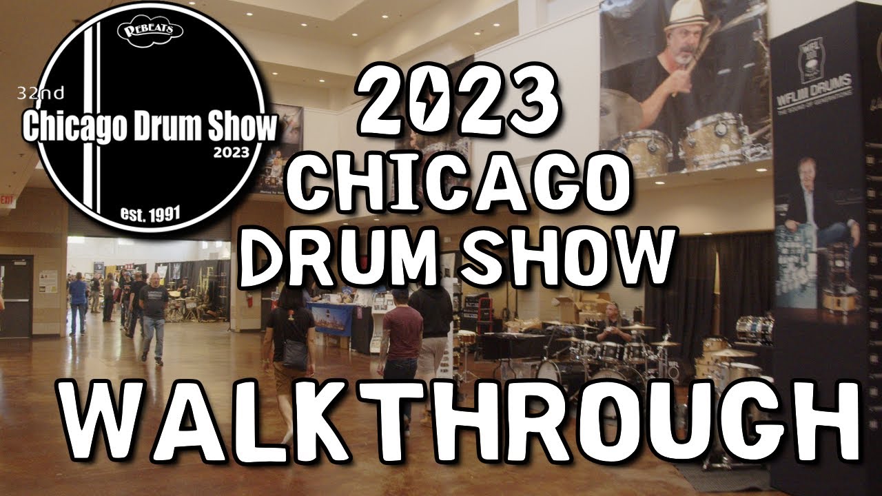 🥁Walkthrough of the 2023 Chicago Drum Show : Drumming Up Excitement:  🥁