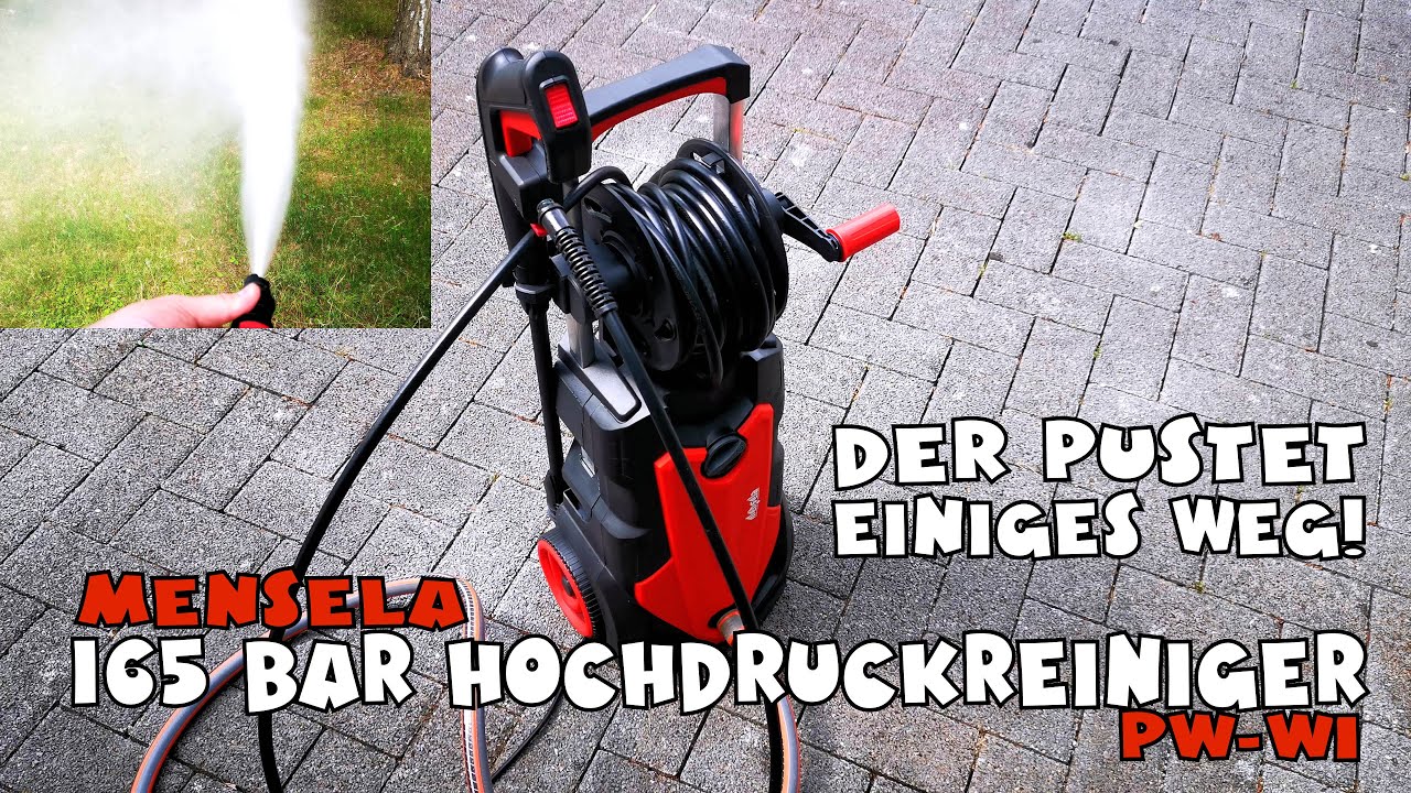 Mensela PW-W1 Auto-Hochdruckreiniger 2100 W 165 Bar