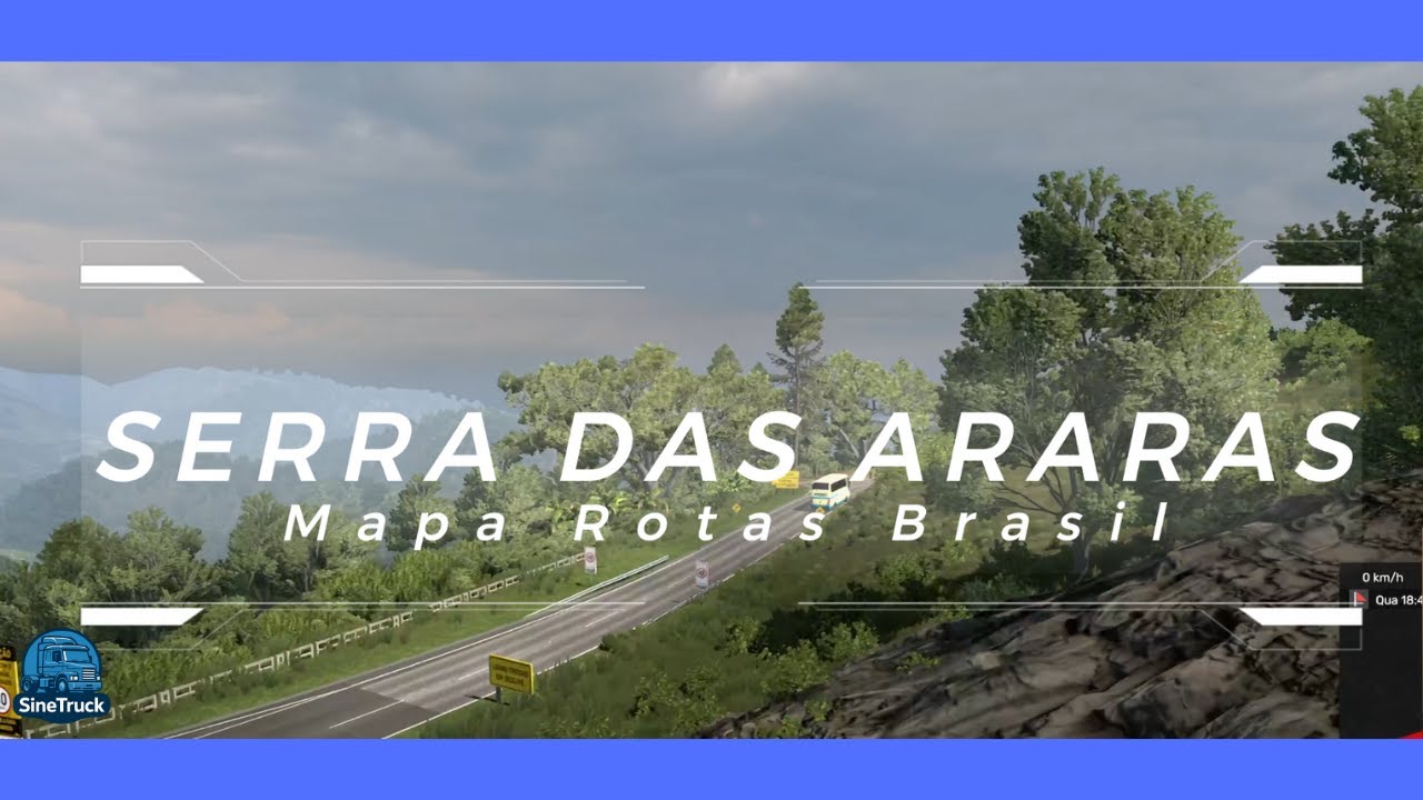ETS2 |🚨 Nova Serra das Araras no ETS2! Descida Insana no Rotas Brasil! 🌄🚛