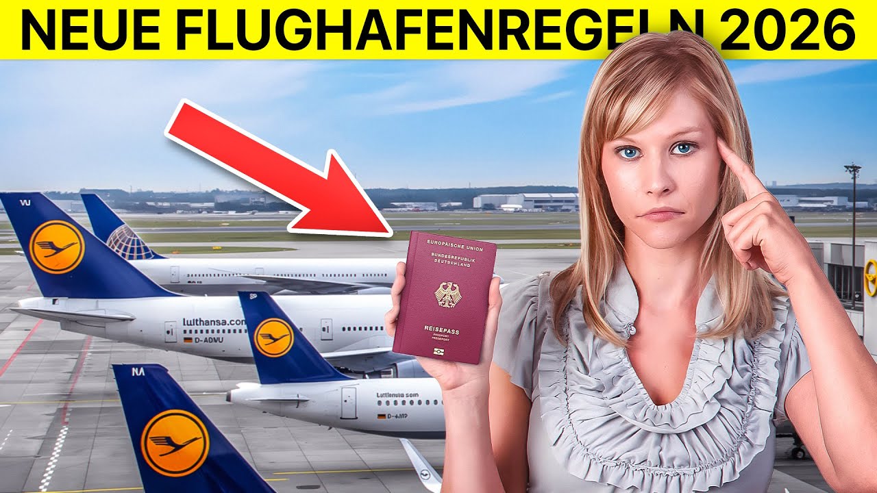 Achtung! Neue Flughafenregeln 2026 – Das musst du wissen!