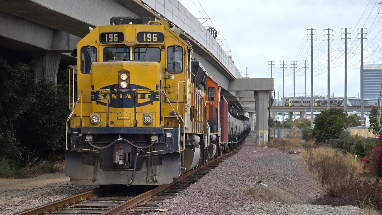 [HD] BNSF Y-WAT1011 1st Watson Local Chase from Watson to El Segundo on the Harbor Sub