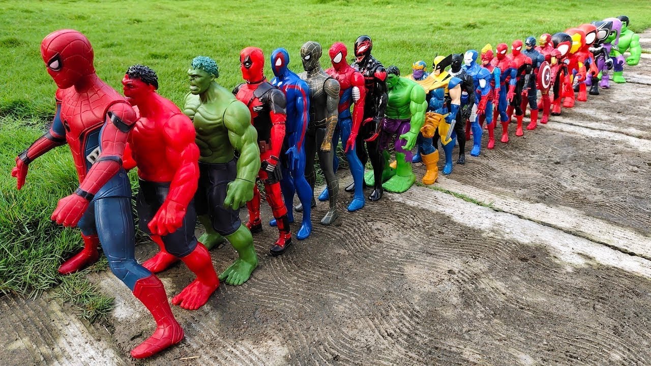 AVENGERS ACTION FIGURE COLLECTION | SPIDERMAN, HULK, IRON MAN, CAPTAIN AMERICA, THANOS, VENOM  #23