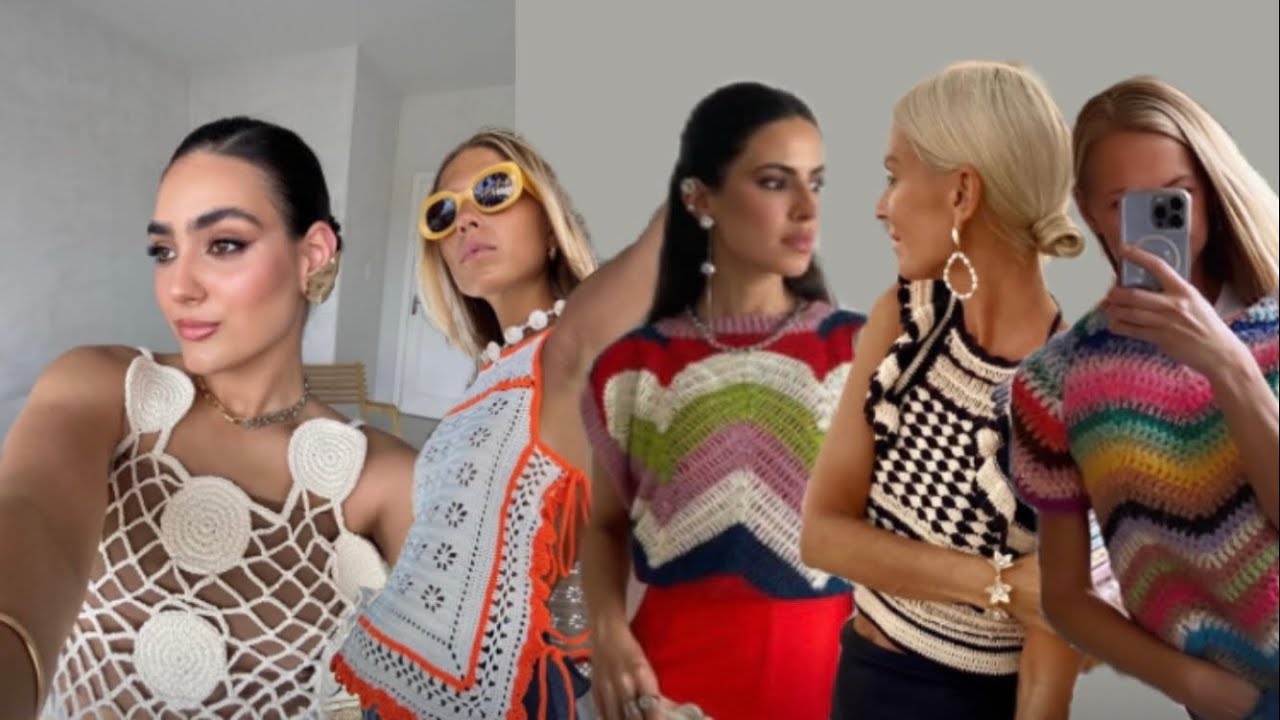 100 BLUSAS EM CROCHET | TOP 100 + BLUSAS TENDÊNCIA 2025 PARA TODAS OCASIÕES | Taís de Pádua Crochet
