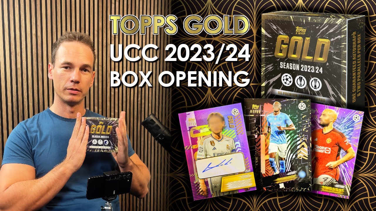 NYE FODBOLDKORT I GULD! | Topps Gold 2023/24 Box Opening