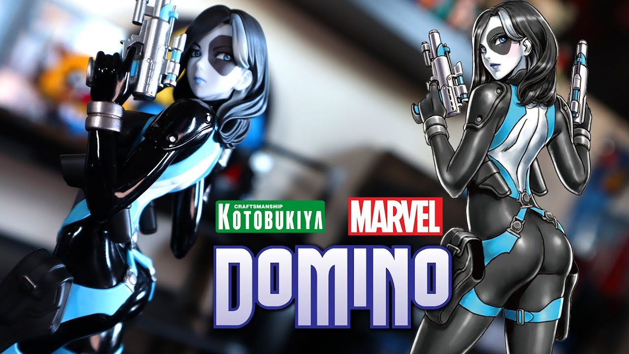 Domino Marvel Bishoujo Statue Unboxing - Kotobukiya