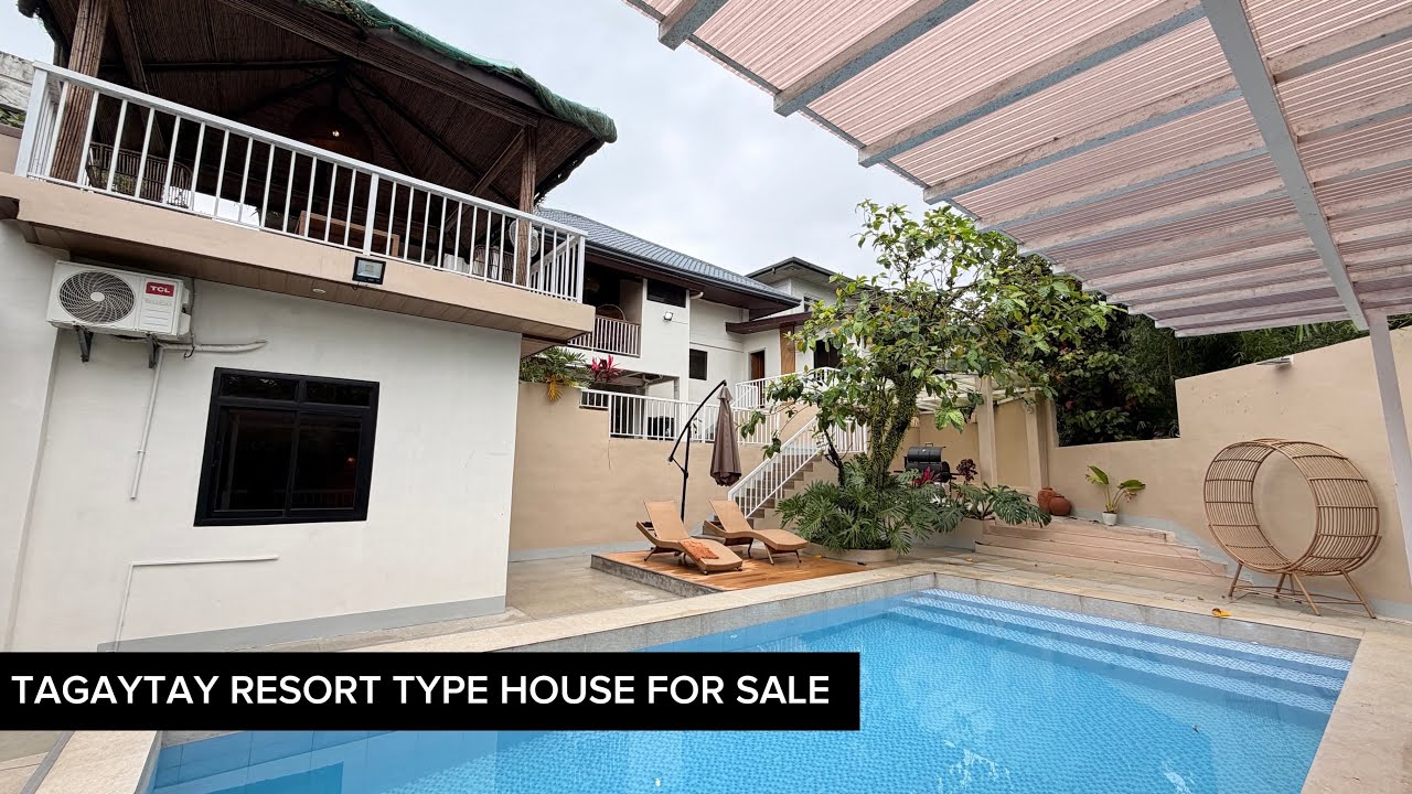 OVERLOOKING HOUSE NEAR TWINLAKES WITH POOL | HOUSE TOUR F114 | TAGAYTAY AREA 