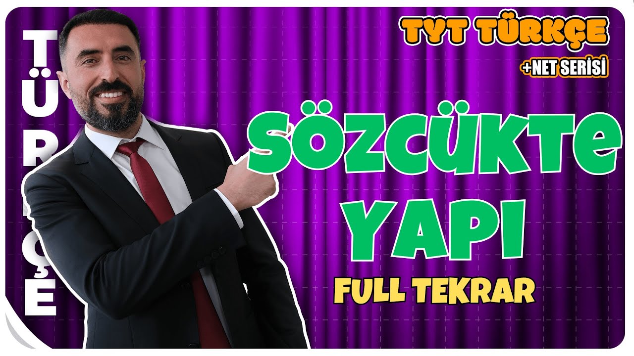 🚀 SÖZCÜKTE YAPI FULL TEKRARI PDF / TYT TÜRKÇE / +1 NET / Genel Tekrarla Her Şeyi Öğren!