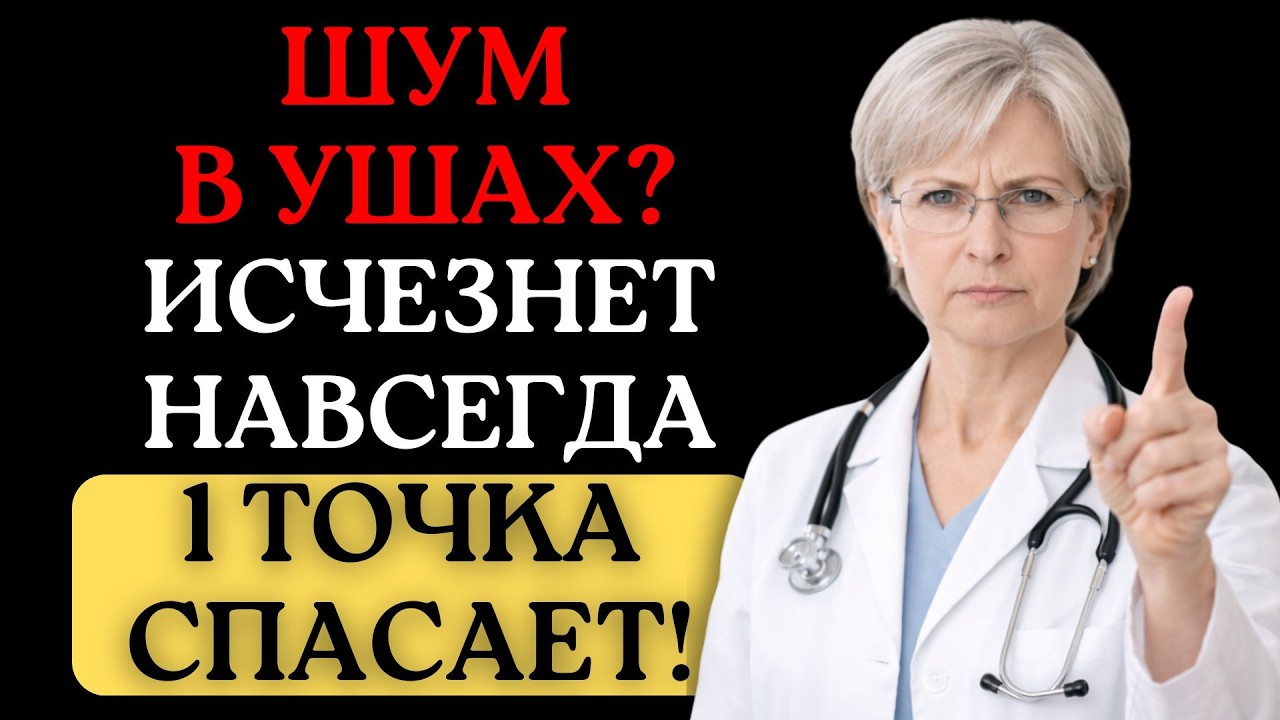 ШУМ В УШАХ ИСЧЕЗНЕТ НАВСЕГДА! Слух станет острым как в молодости, нажмите на эту точку!