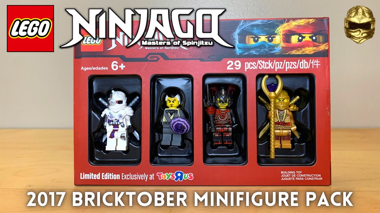 LEGO Ninjago Bricktober 2017 Minifigure Pack Review! Toys R Us Exclusive 5004938