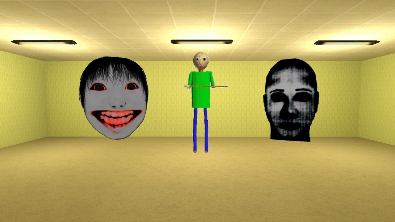 Garry's Mod Gameplay: Baldi, Selene Delgado & Yoshie Together!#gmod_#nextbots_#shorts
