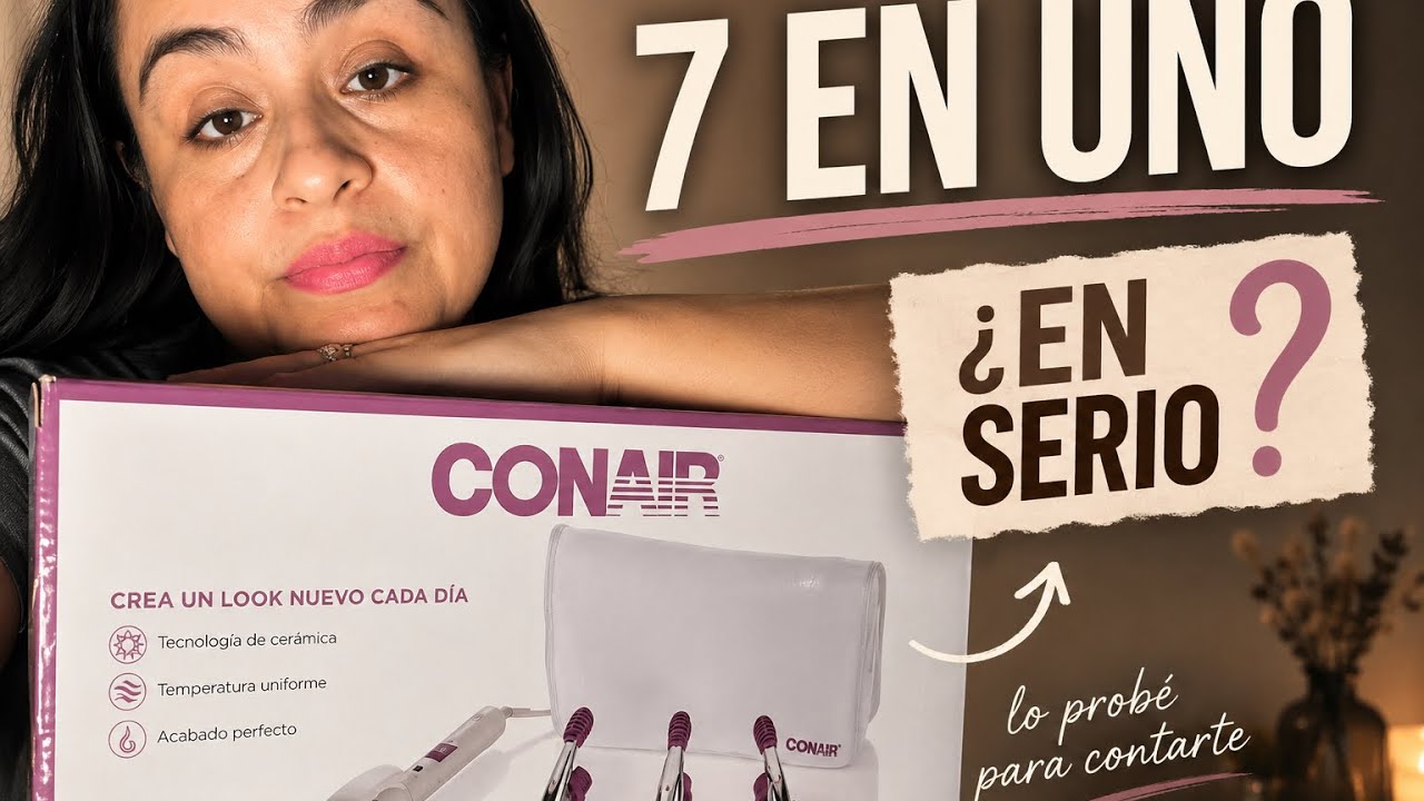 unboxing de una rizadora conair