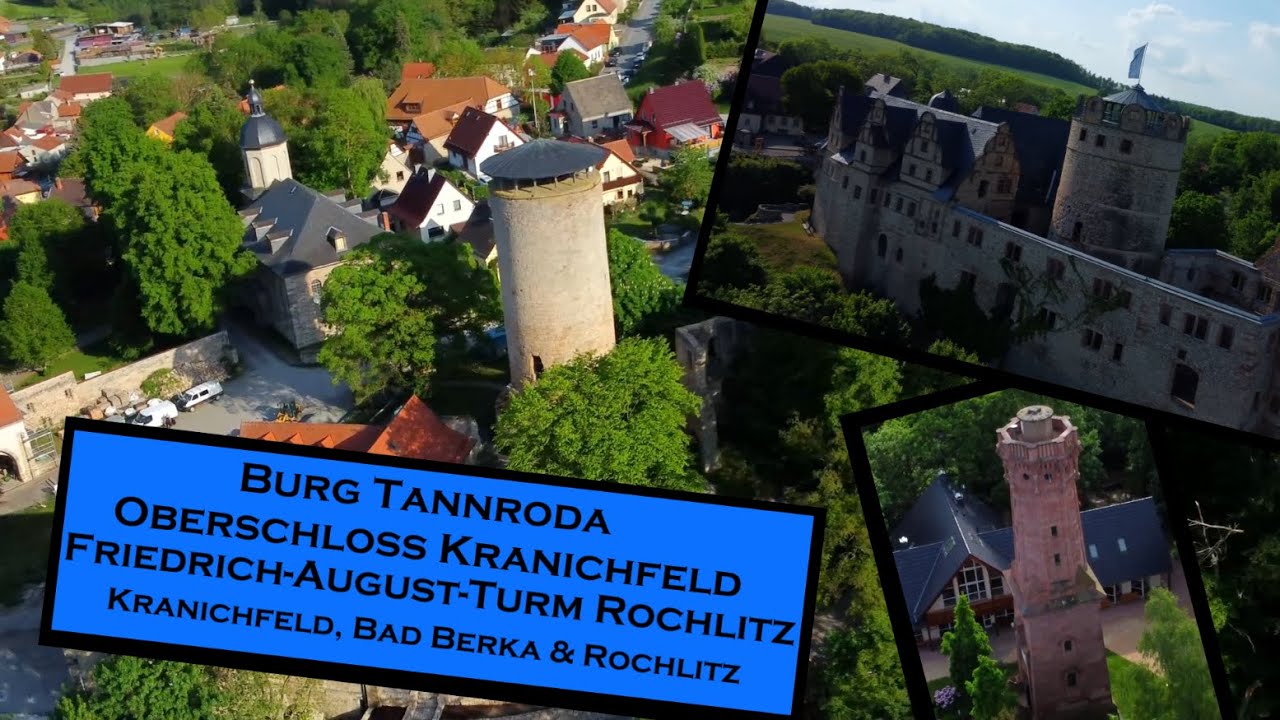 DJI Mini 2 FPV Style - Burg Tannroda, Oberschloss Kranichfeld, Rochlitzer Berg