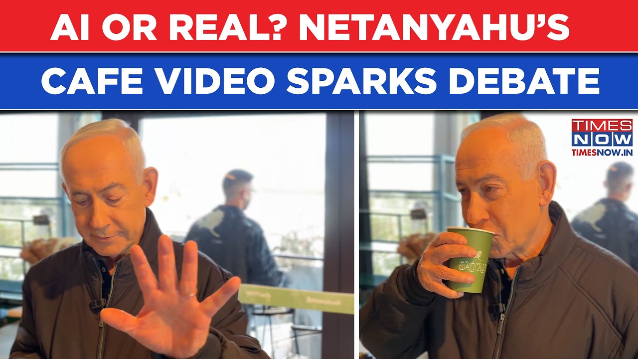Israeli PM Chilling In Cafe Video: Bibi Sipping Coffee AI Or Real? Envoy On Death Rumours Says...