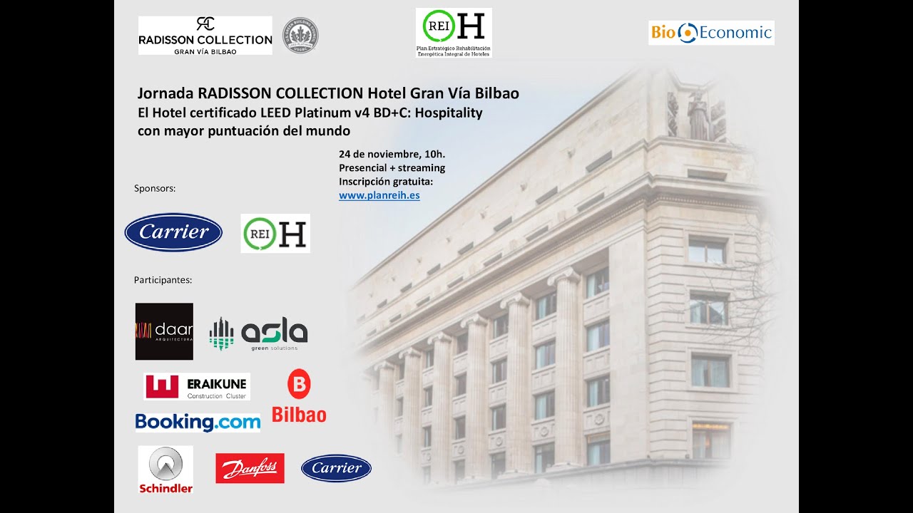 “La sostenibilidad y la salud en el Sector Hotelero”, caso RADISSON Collection Gran Vía Bilbao