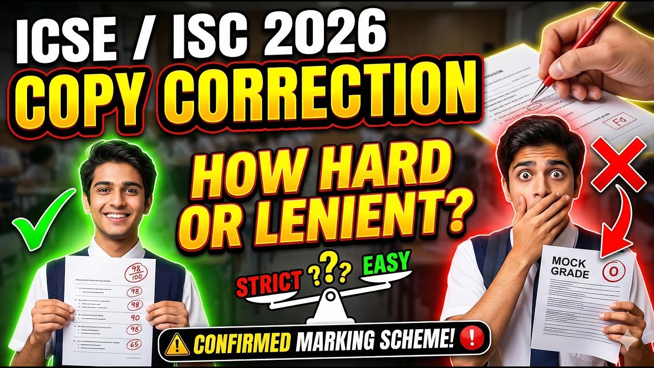 STOP! 🛑 Watch Before Results: ICSE 2026 Board Exam Copy Correction Reality & Grace Marks Update