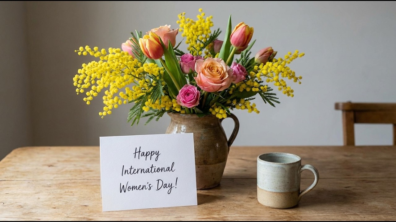 Happy Women's Day Celebration of Love, Strength and Beauty 8 March