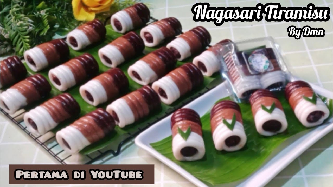 KREASI TERBARU ‼️NAGASARI GULUNG TIRAMISU PISANG COKLAT, Cantik, Enak, & Nyoklat @DapurMamaNinda
