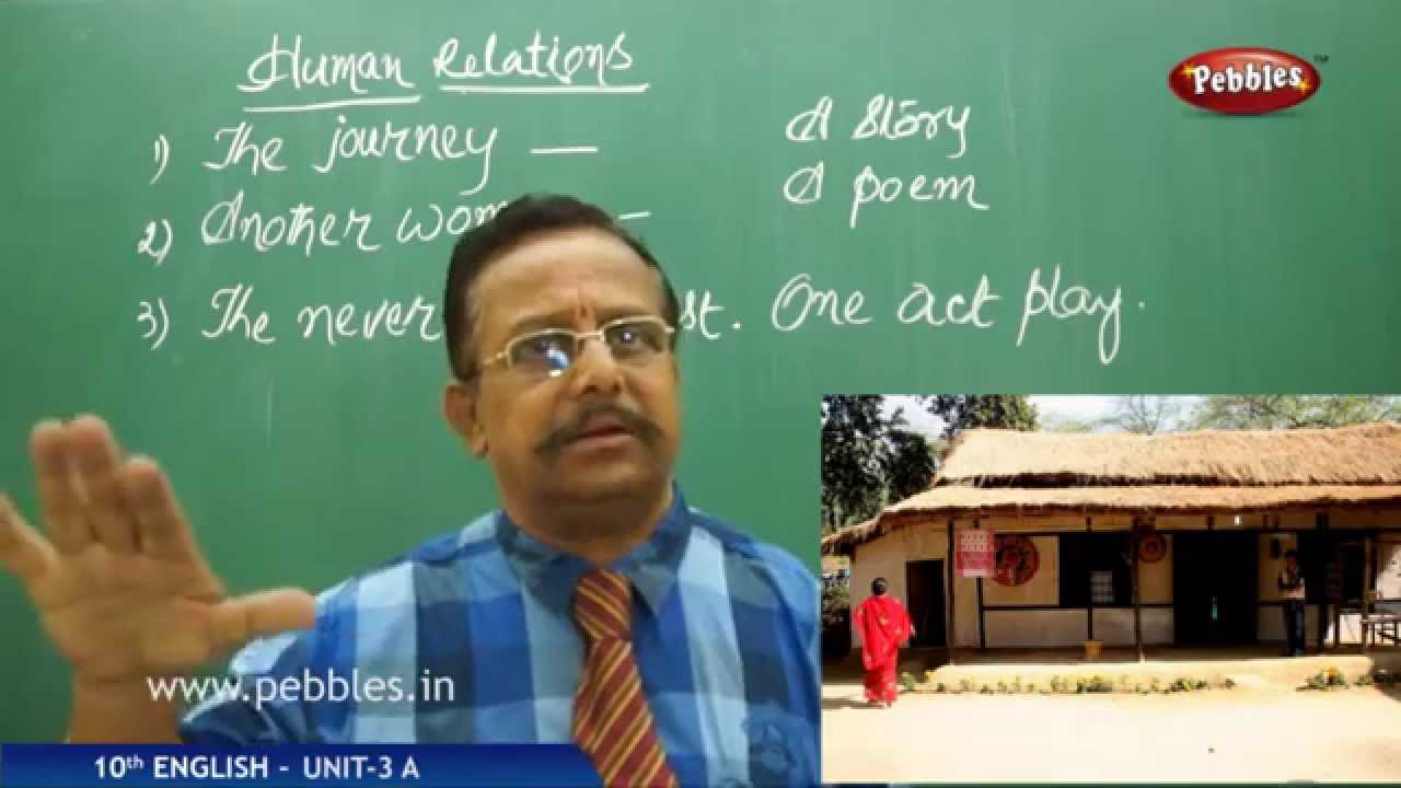 Unit-3A-The Journey - Class 10th State Board Syllabus English
