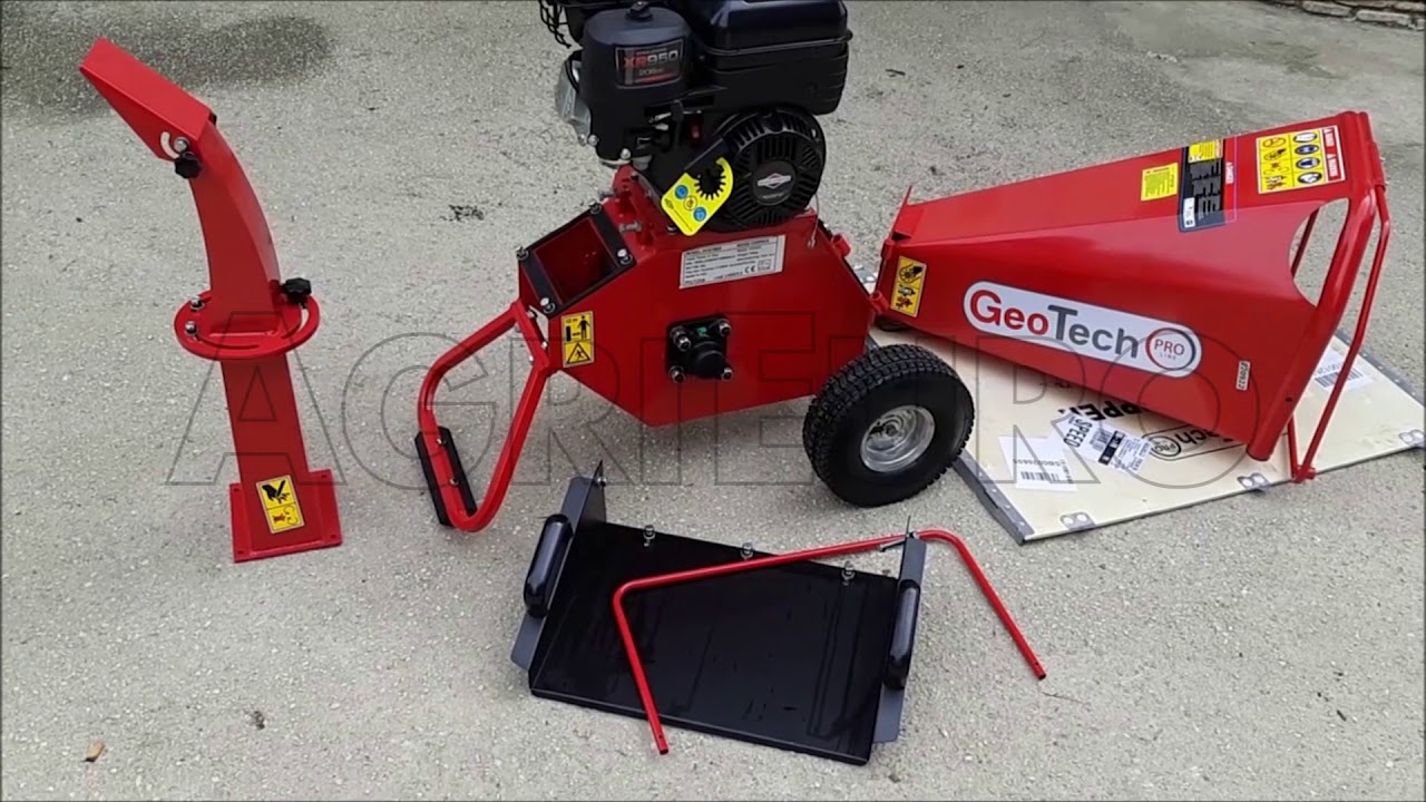 Come montare senza problemi il Biotrituratore GeoTech PCS70