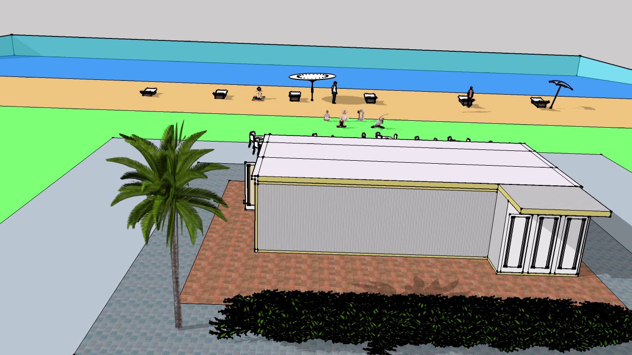 Container Monoblocchi Shelter Box Produzione Vendita Noleggio Chioschi Bar beach bar Prefabbricati