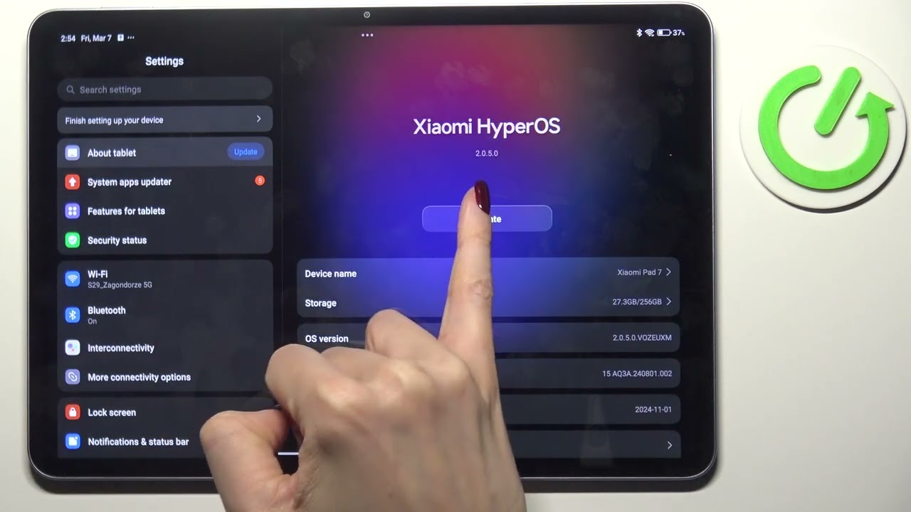 Как проверить наличие обновления системы на XIAOMI Pad 7 | Обновление ПО