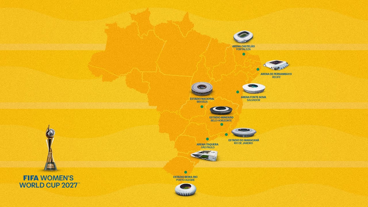 FIFA Women's World Cup 2027 Brazil - Stadiums Announcement