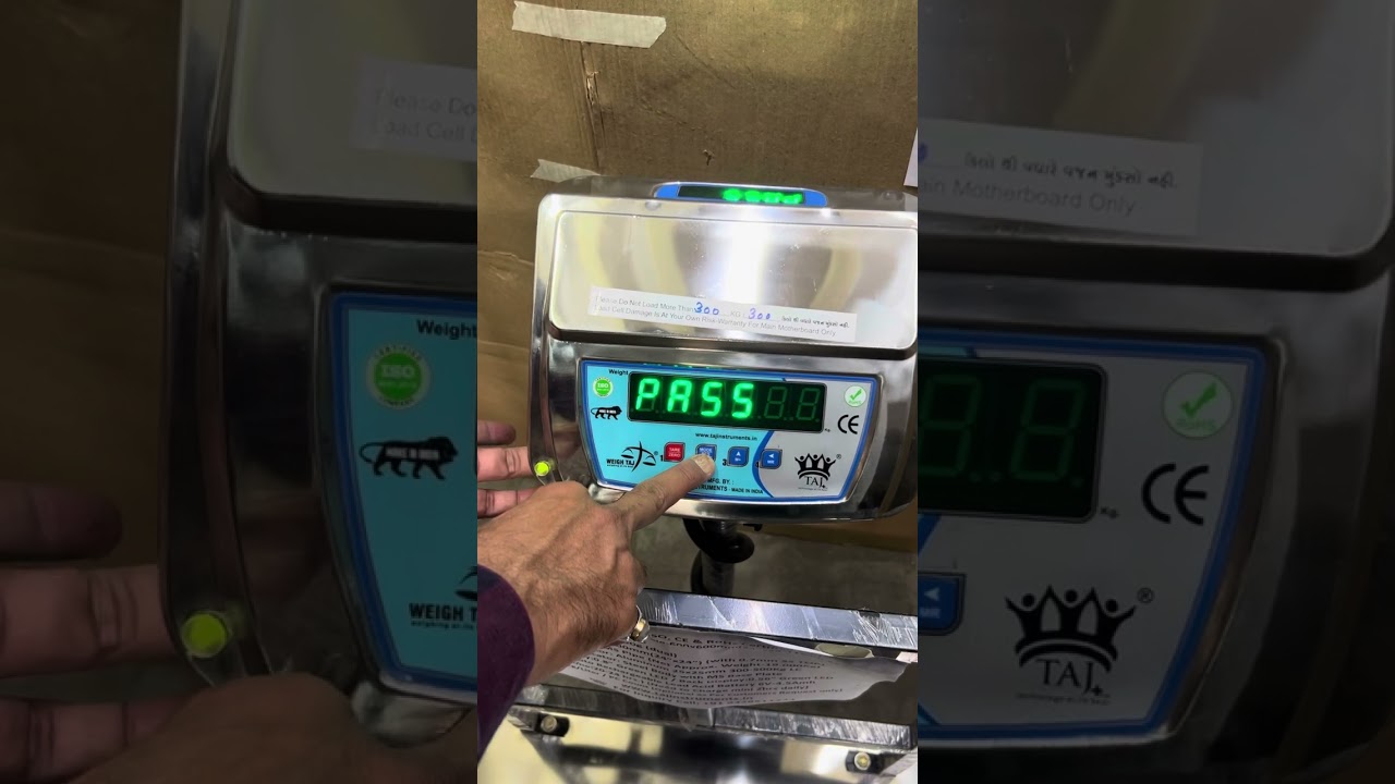 Calibration Video Of 600x600mm-100/300Kg-10/50g(dual)