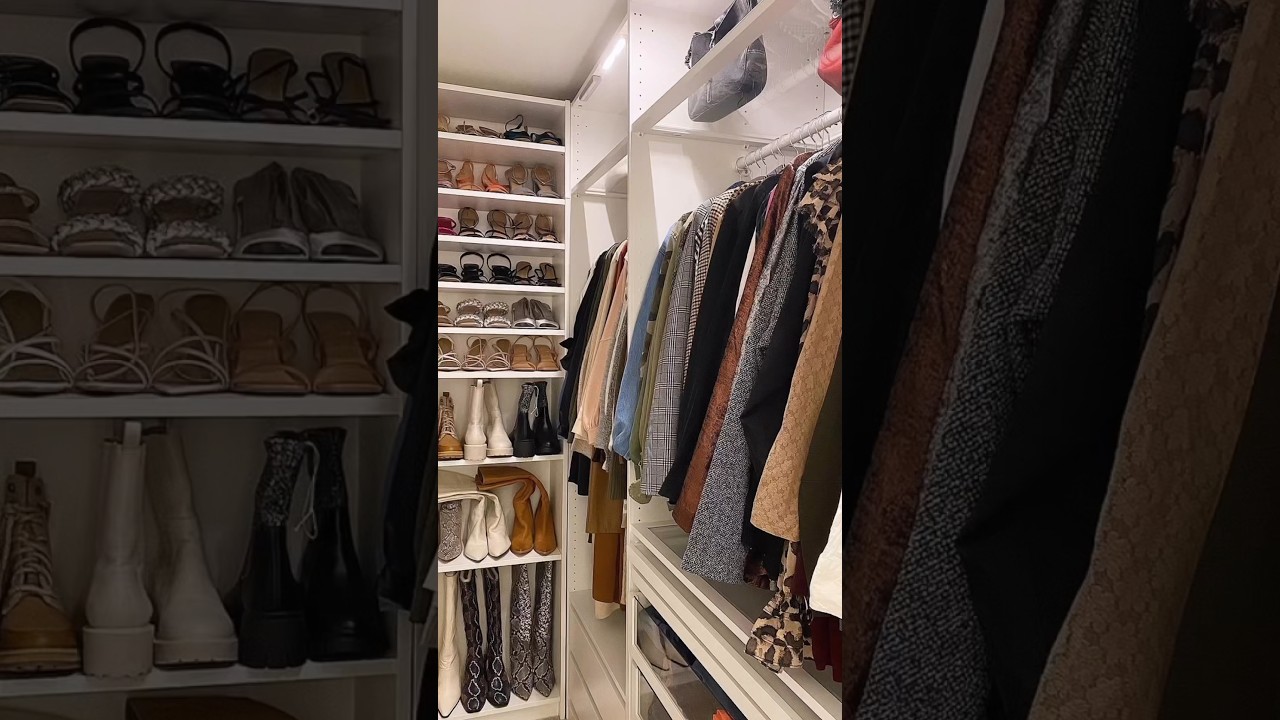 Custom Walk In Closet | IKEA Pax Wardrobe | Affordable Closet Goals | FLLS Creative Design LLC.