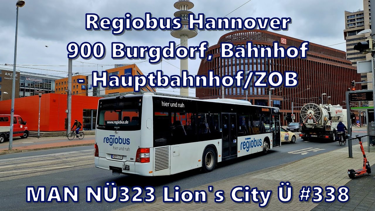Regiobus Hannover - Linie 900, MAN NÜ323 Lion's City Ü #338