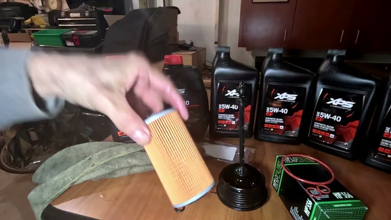 How to change oil and filter in a Can Am F3 Spyder