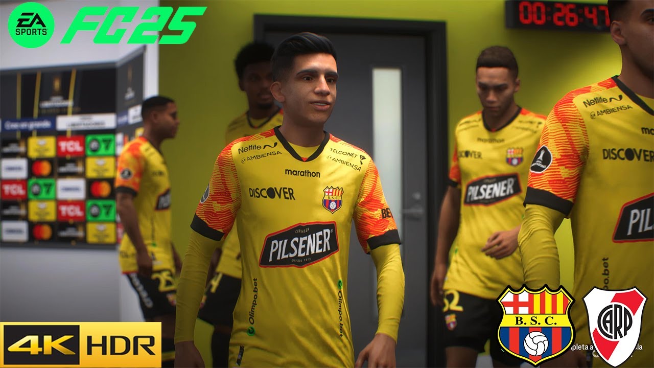 Barcelona SC VS River Plate Semifinal Ida Conmebol Libertadores EA SPORTS FC25 PS5 4K