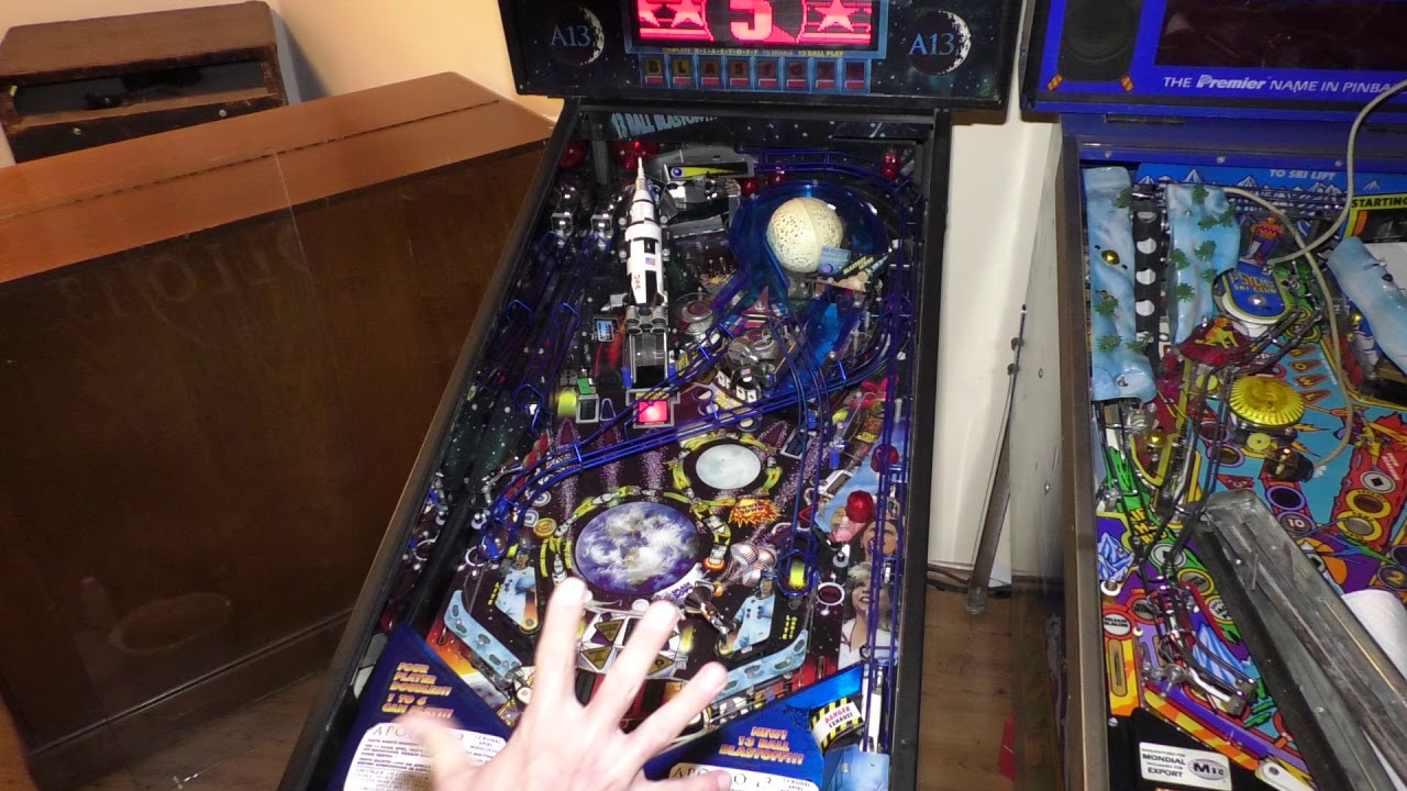 #56 Flipper Apollo 13, Gameplay, Pinball Automat Sega