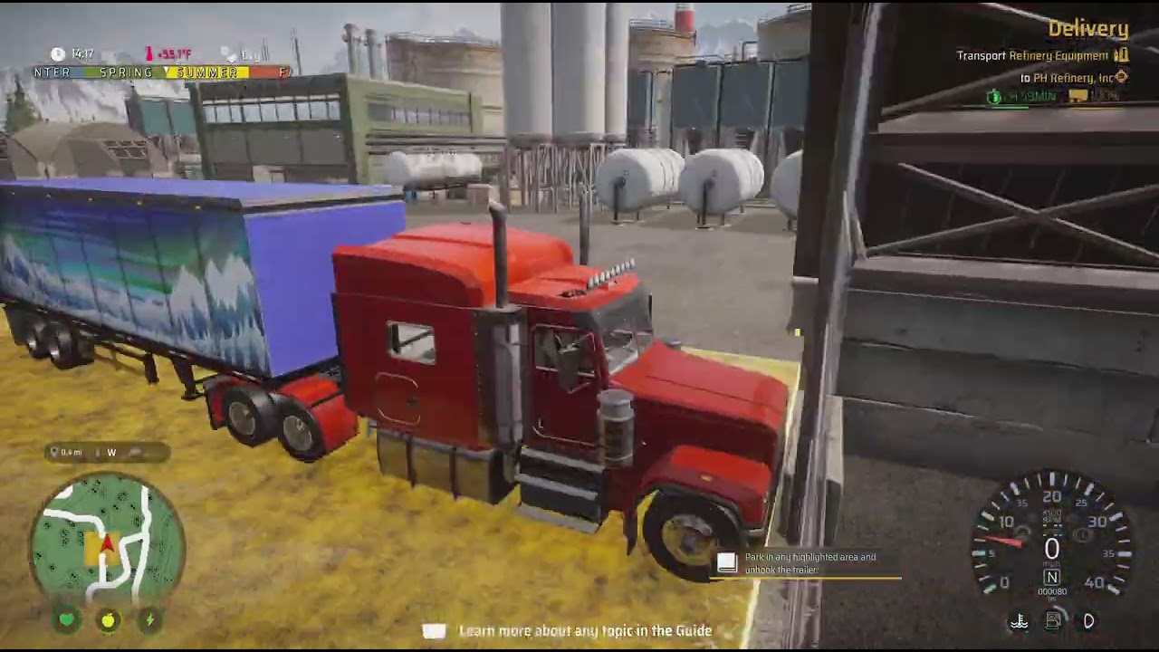 Alaskan ice trucker game