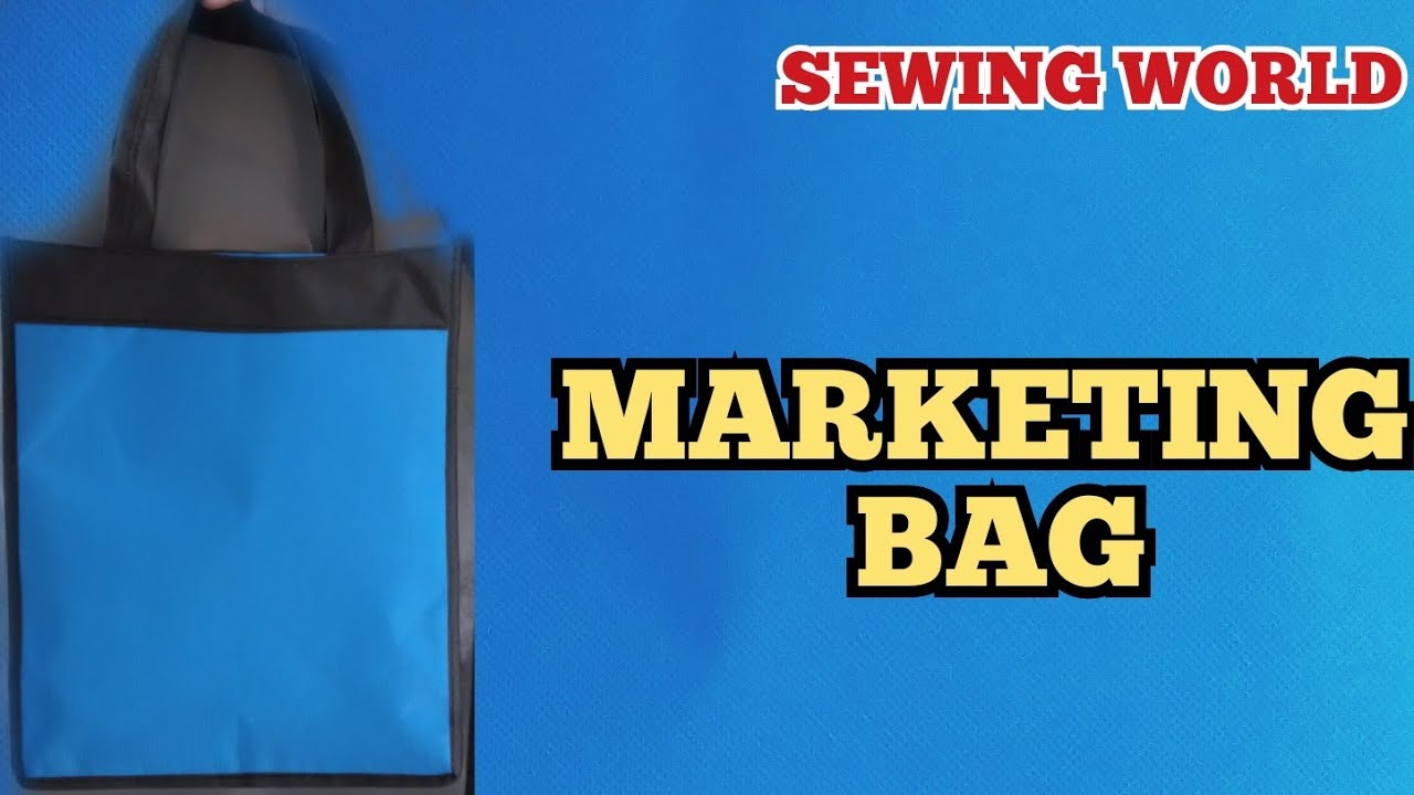 how to make a marketing bag/marketing bag/how to sew a marketing bag