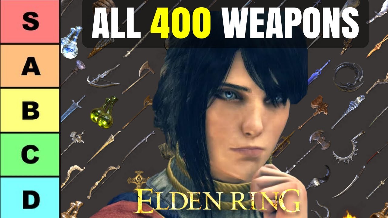 All 400 Elden Ring Weapons Tier List! Patch 1.16