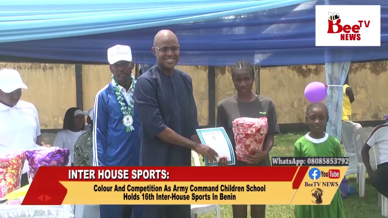 Colour And Competition As Army Command Children School Holds 16th Inter-House Sports In Benin.