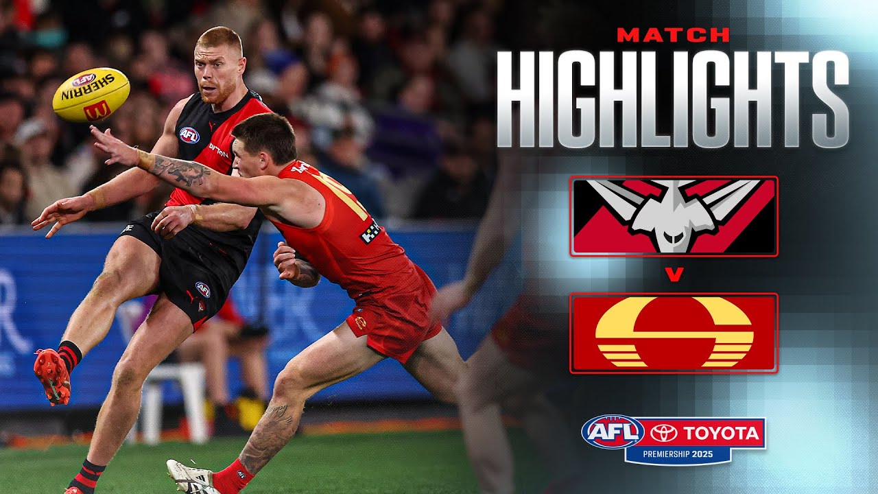 Essendon v Gold Coast Suns Highlights | Round 17, 2025 | AFL