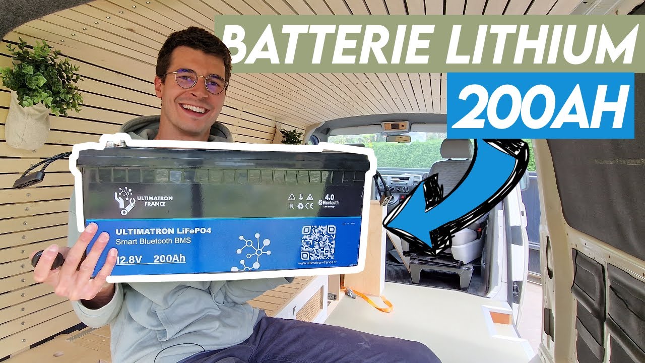 26. Batterie LITHUM 200AH d'Ultimatron France - Électricité en van Part.1💡 - Fourgon aménagé VW T5
