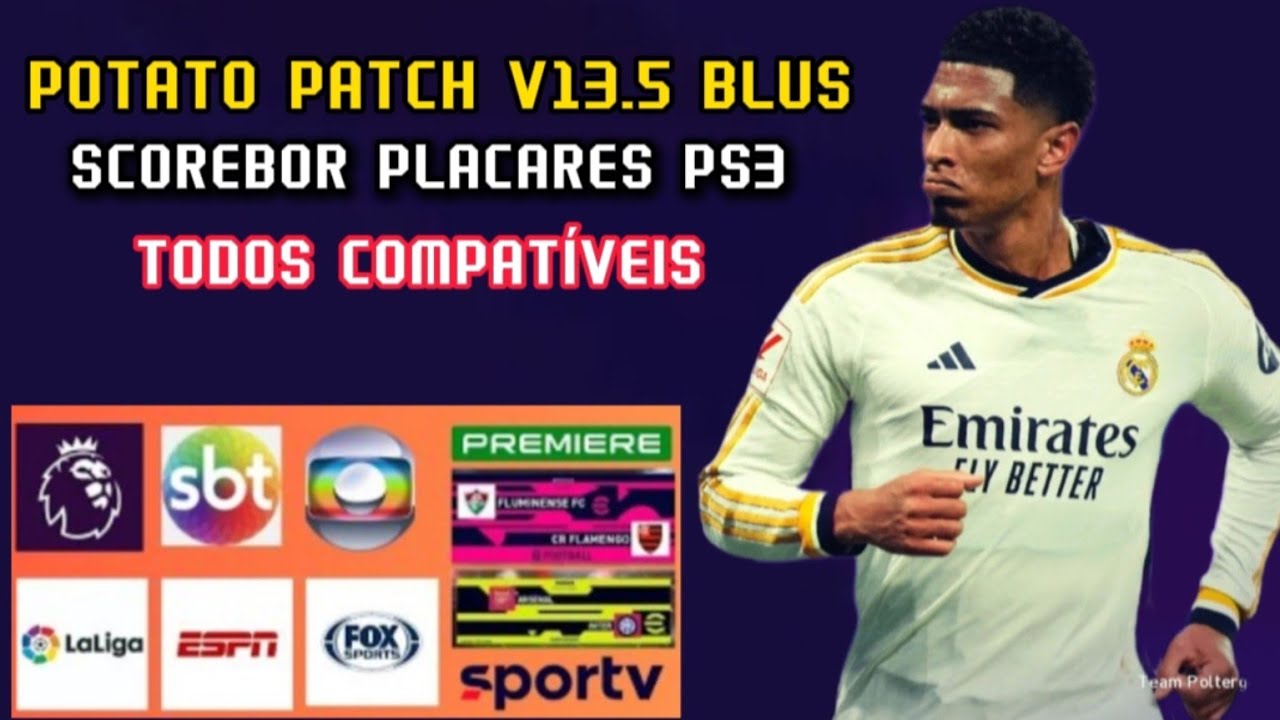 POTATO PATCH V13.5 BLUS PS3 SCOREBORD PLACARES PASSO A PASSO DE COM INSTALAR