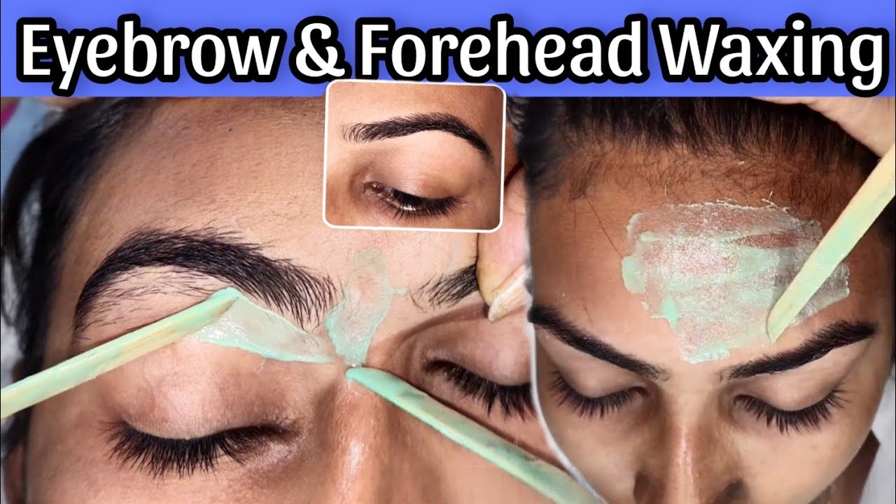 Waxing Brows Tutorial 😍 | Eyebrow Waxing/Shaping full Guide for Beginners