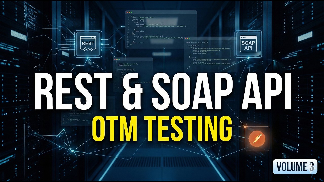 Oracle OTM REST & SOAP API Testing – Volume 4 | Complete API Testing Guide (Postman Demo)