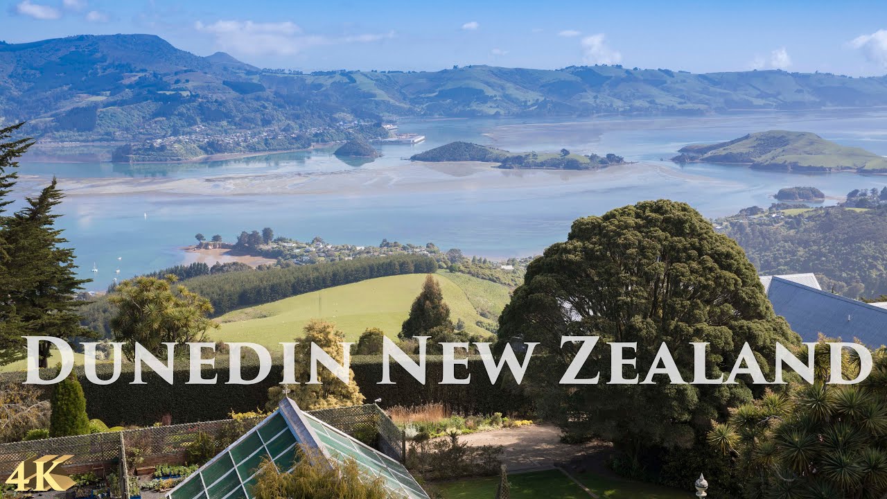 Dunedin Downtown Walk 2021| George St | St Clair Beach | New Zealand Walking Tour 4K| Dunedin Centre